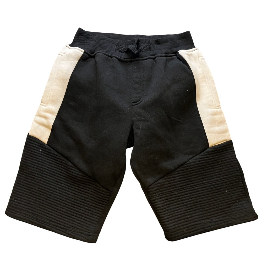 Phat Farm Shorts Boys Medium Color Block Moto Ribbed‎ Panels Casual Comfy